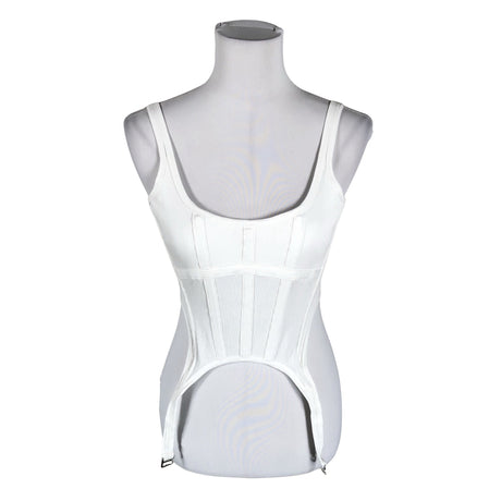 Unisex Dion Lee - Tricot tank top, size 36 - White ()