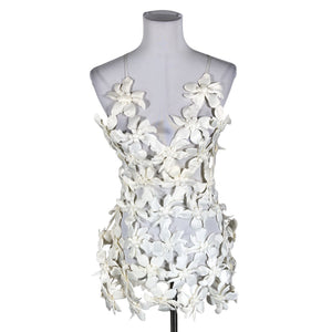Unisex Innovare Denim - Party dress, size 38 - White (1)