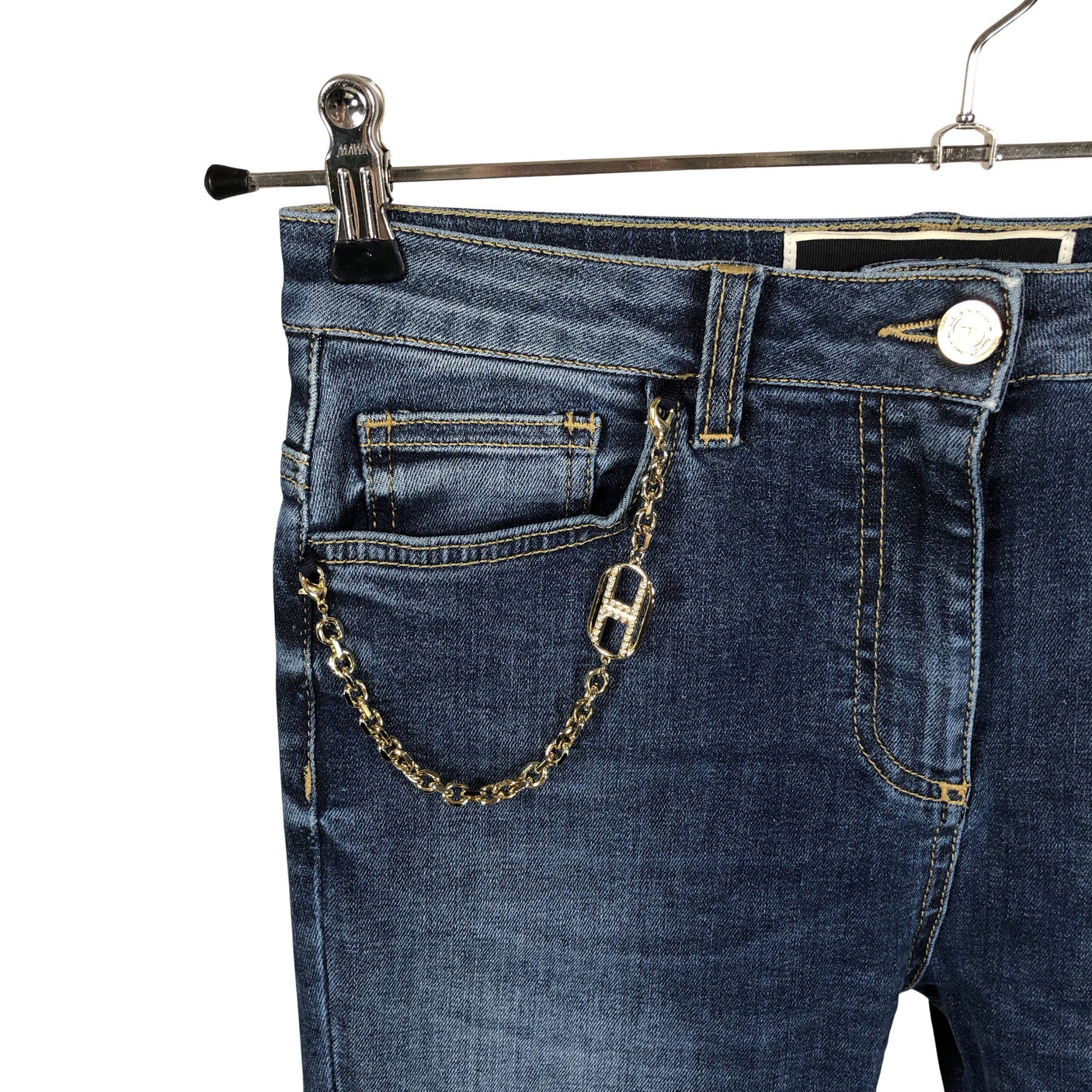 Unisex Elisabetta Franchi - Jeans, size W27 - Blue (3)