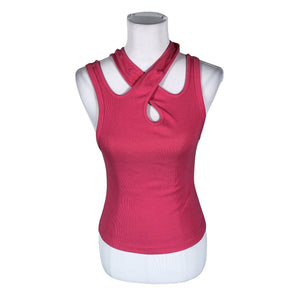 Unisex MSGM - Tricot tank top, size 38 - Pink (1)
