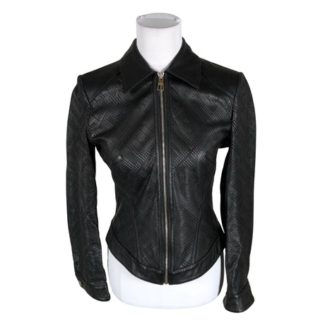 Unisex Versace Collection - Leather jacket, size 36 - Black ()