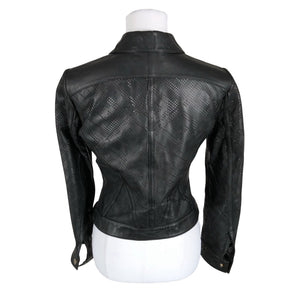 Unisex Versace Collection - Leather jacket, size 36 - Black (2)