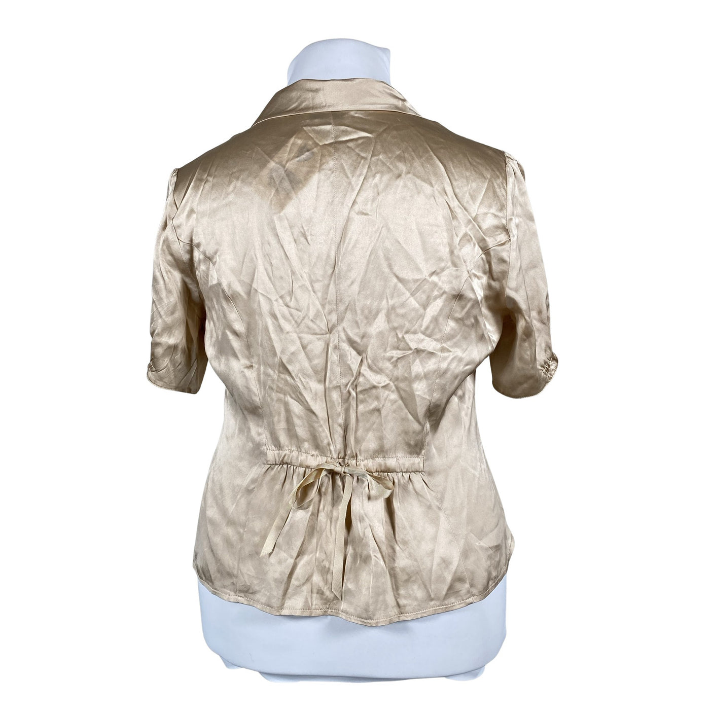 Unisex Kaliko - Short-sleeved blouse, size 42 - Gold (2)