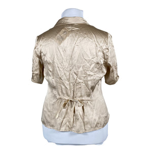 Unisex Kaliko - Short-sleeved blouse, size 42 - Gold (2)