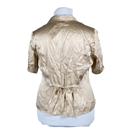 Unisex Kaliko - Short-sleeved blouse, size 42 - Gold (2)