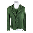 Unisex Adolfo Dominguez - Party shirt, size 40 - Green ()