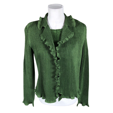 Unisex Adolfo Dominguez - Party shirt, size 40 - Green ()