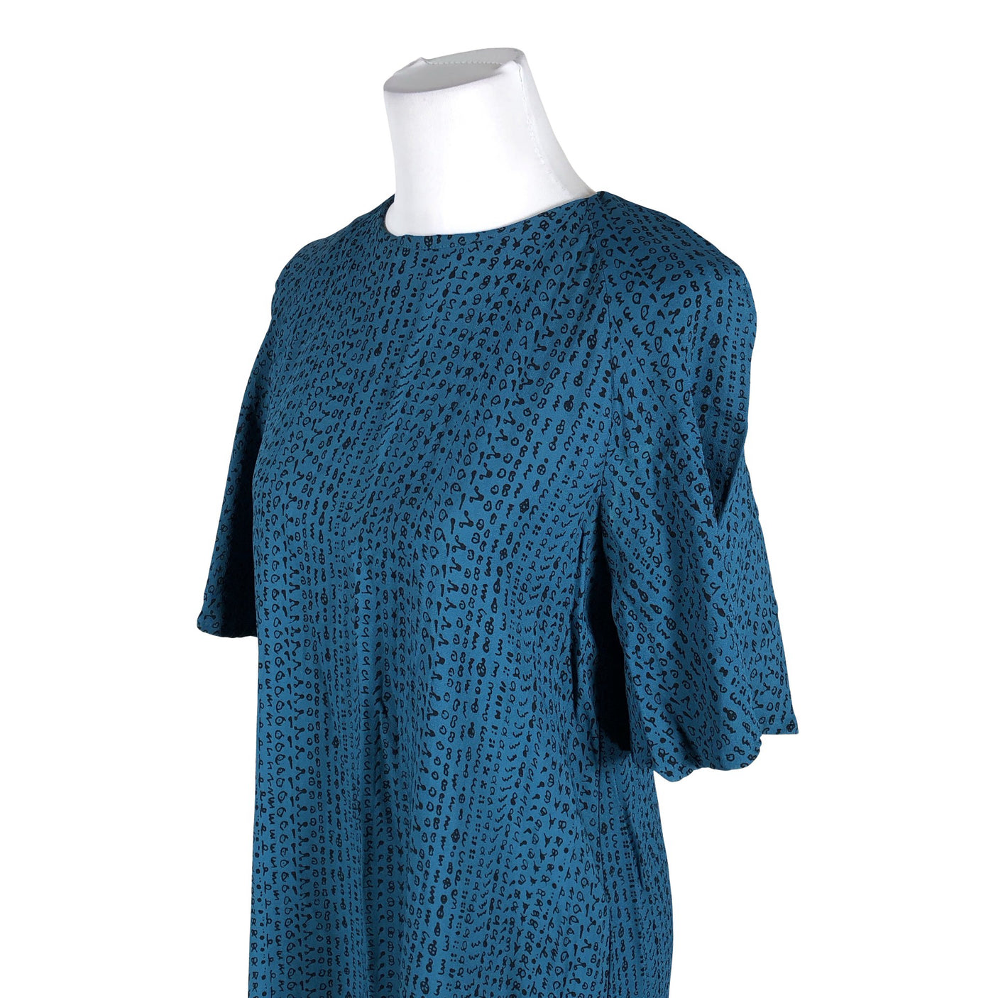 Unisex Marimekko - Schiffon dress, size 34 - Blue (3)