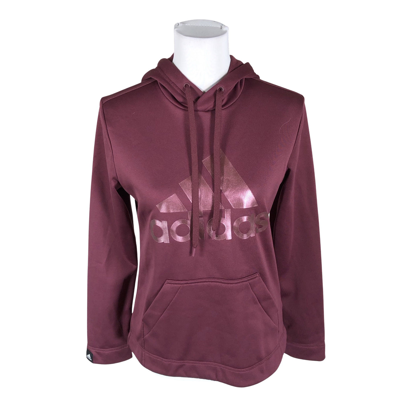Unisex Adidas - Hoodie, size 34 - Wine red (1)