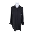 Unisex Lindex - Schiffon tunic, size 34 - Black ()