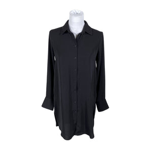 Unisex Lindex - Schiffon tunic, size 34 - Black (1)