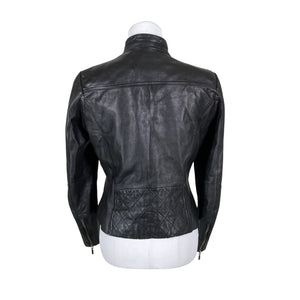 Unisex Saki - Leather jacket, size 38 - Black (2)