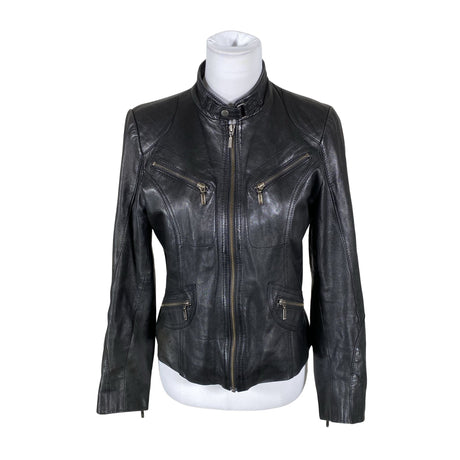 Unisex Saki - Leather jacket, size 38 - Black ()