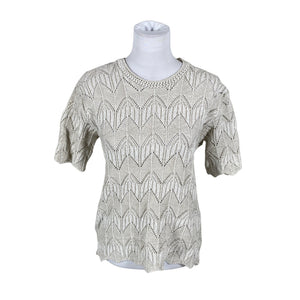 Unisex Handmade - Sweater, size 38 - Beige (1)