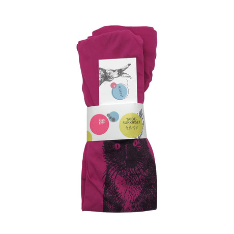Unisex KissKiss - Stockings, thin, size 48 - Pink ()