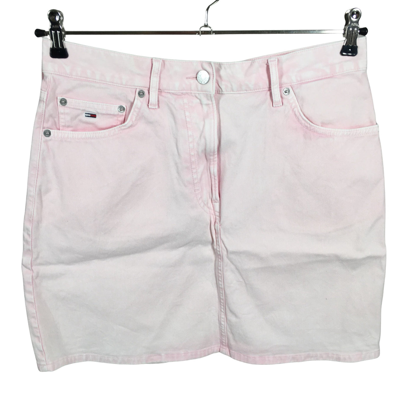 Unisex Tommy Jeans (Tommy Hilfiger) - Denim skirt, size W31 - Light pink (1)