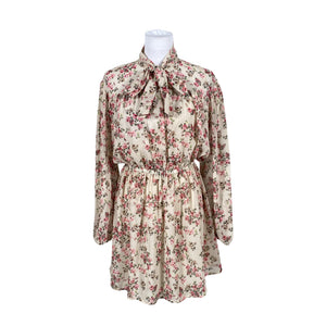 Unisex Vicolo - Schiffon dress, size 38 - Beige (1)