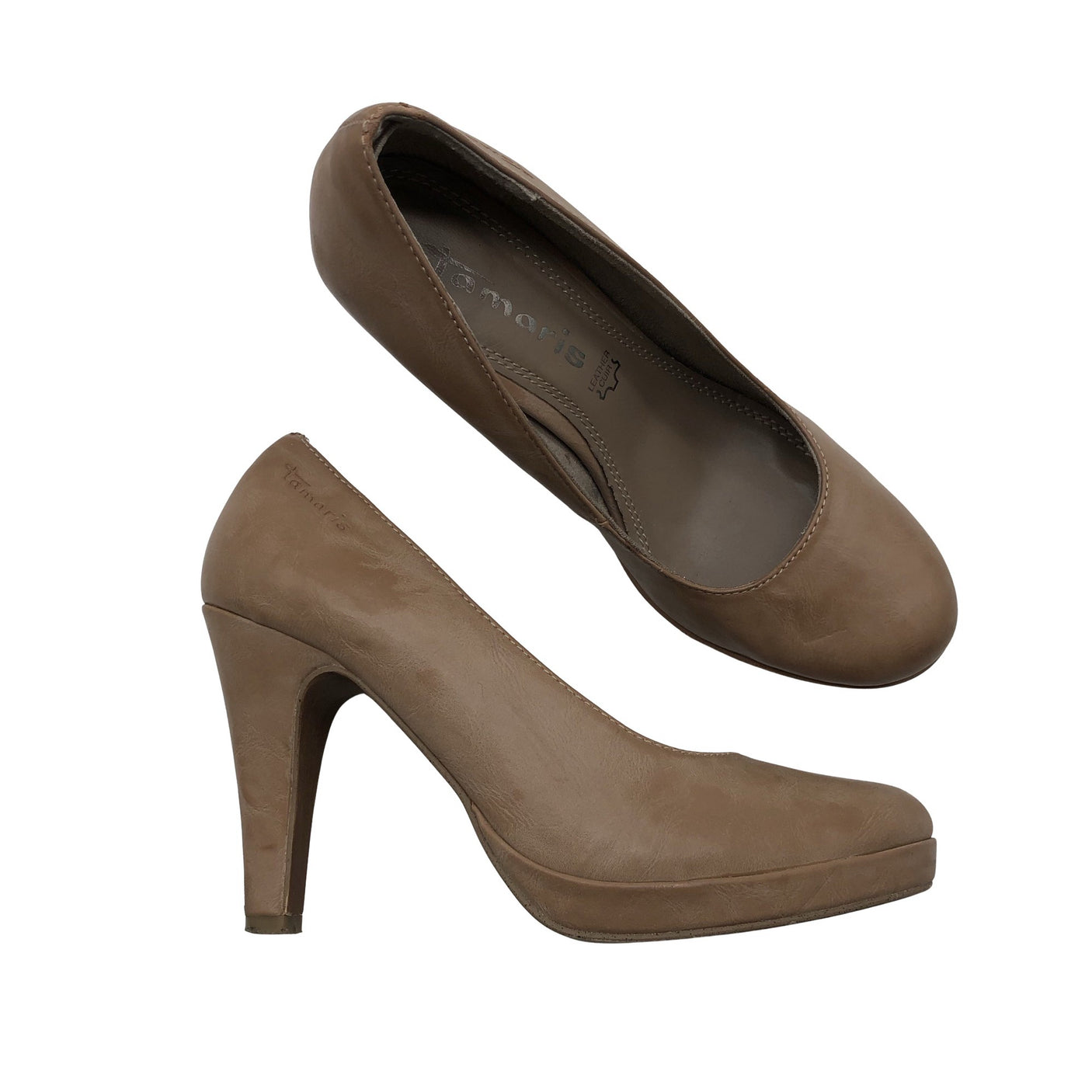 Unisex Tamaris - High heels, size 37 - Beige (1)