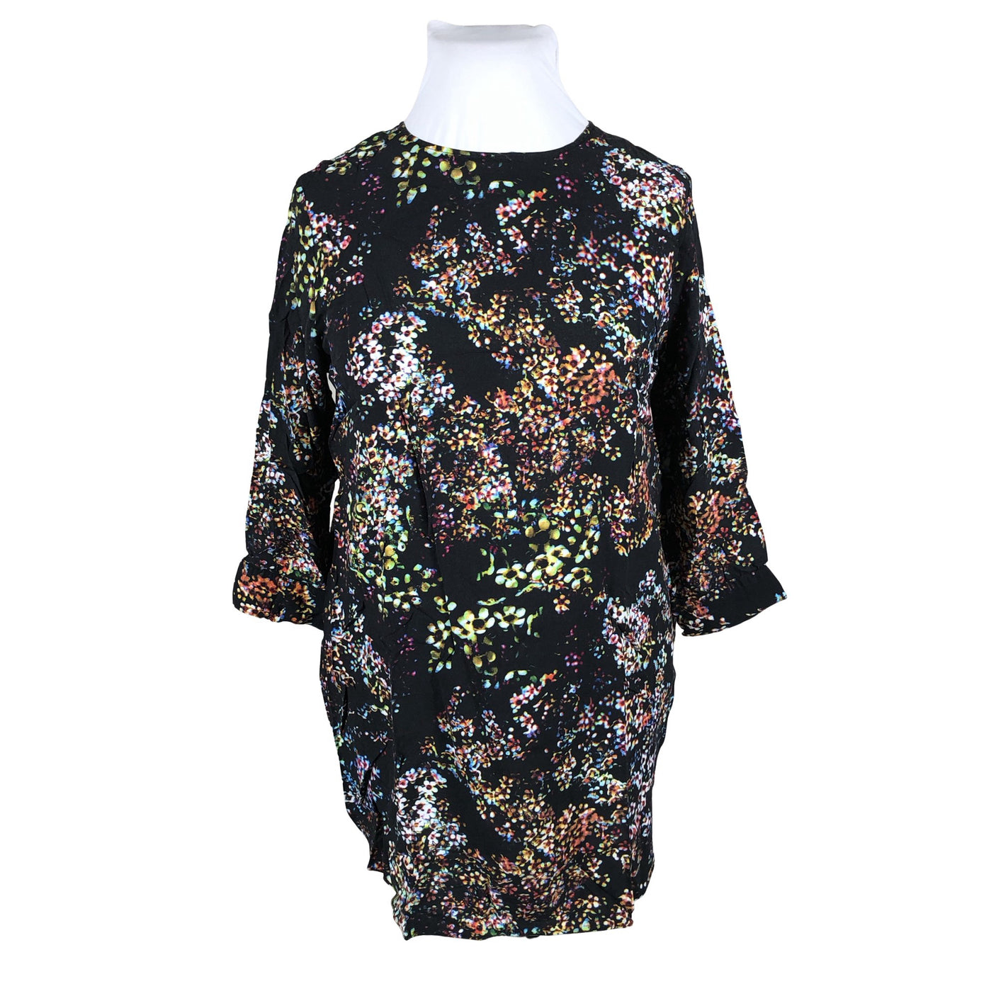Unisex & Other Stories - Schiffon dress, size 42 - Black (1)