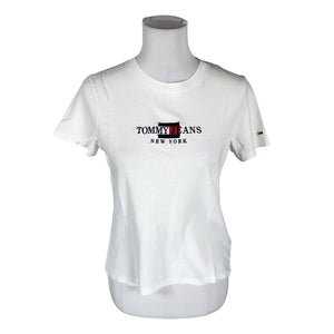 Unisex Tommy Jeans (Tommy Hilfiger) - T-shirt, size 36 - White (1)
