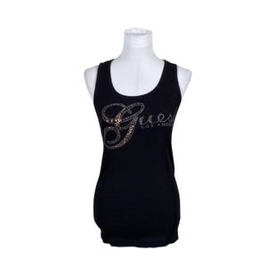 Unisex Guess - Tricot tank top, size 40 - Black (1)