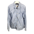 Unisex Lindex - Collared shirt, size 134 - 140 - Light blue ()