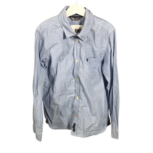 Unisex Lindex - Collared shirt, size 134 - 140 - Light blue (1)