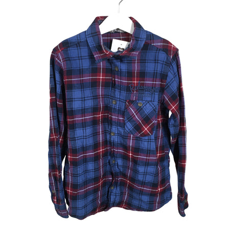 Unisex Lindex - Flannel shirt, size 128 - 134 - Blue ()