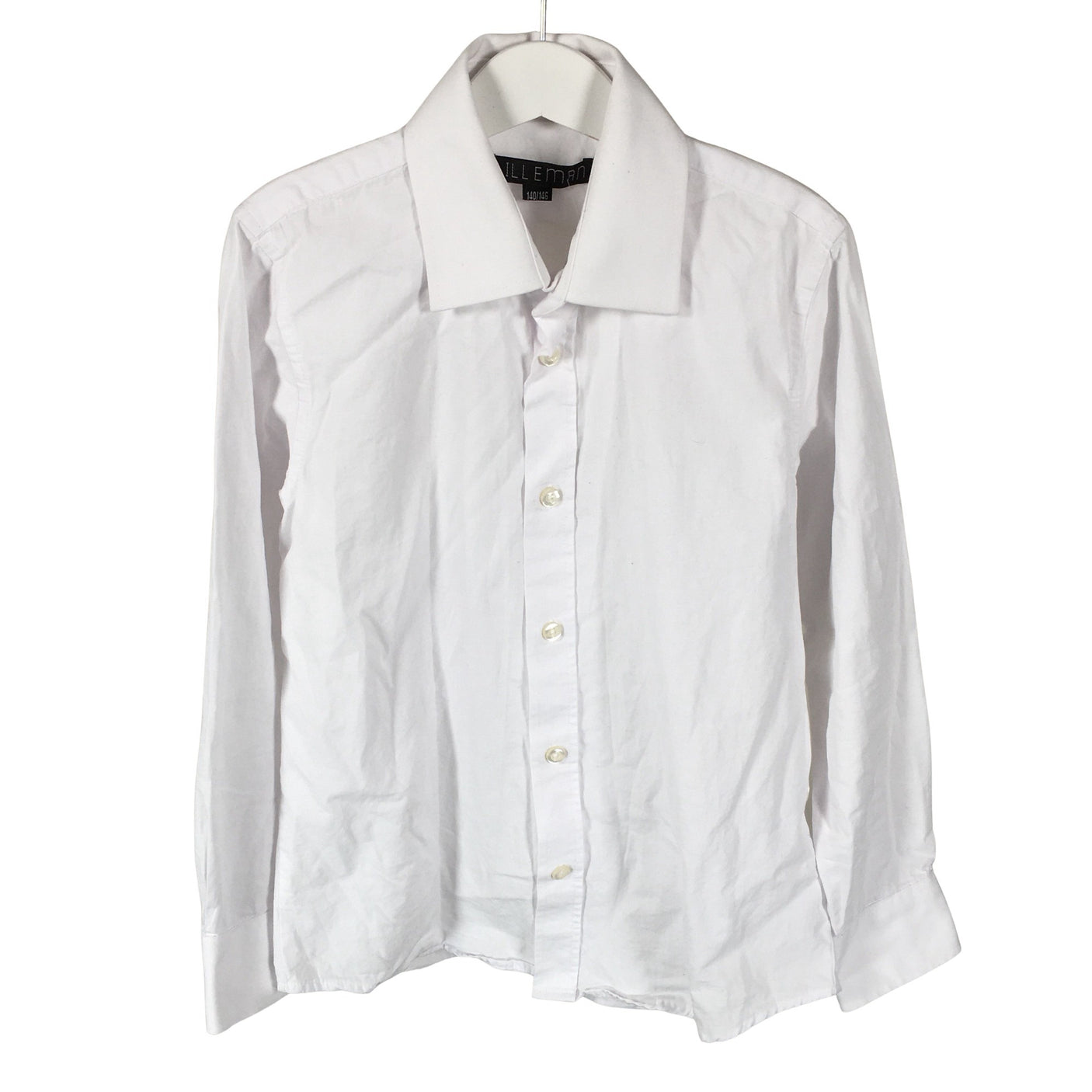 Unisex Lilleman - Collared shirt, size 140 - 146 - White (1)