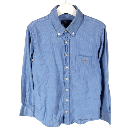 Unisex Gant - Collared shirt, size 122 - 128 - Light blue ()