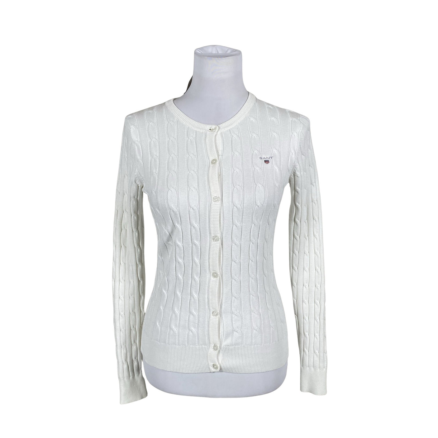 Unisex Gant - Cardigan, size 34 - White (1)