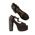 Unisex Jeffrey Campbell - Open toe high heel shoes, size 37 - Brown ()