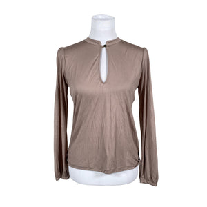 Unisex Filippa K. - Tricot shirt, size 36 - Brown (1)