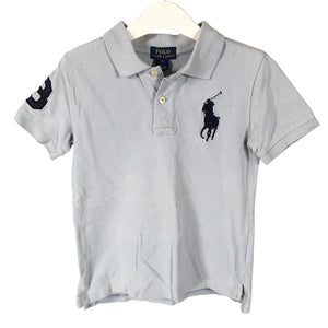 Unisex Polo Ralph Lauren - Polo shirt, size 116 - 122 - Blue (1)