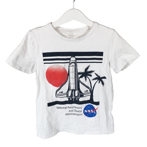 Unisex Name It - T-shirt, size 122 - 128 - White (1)