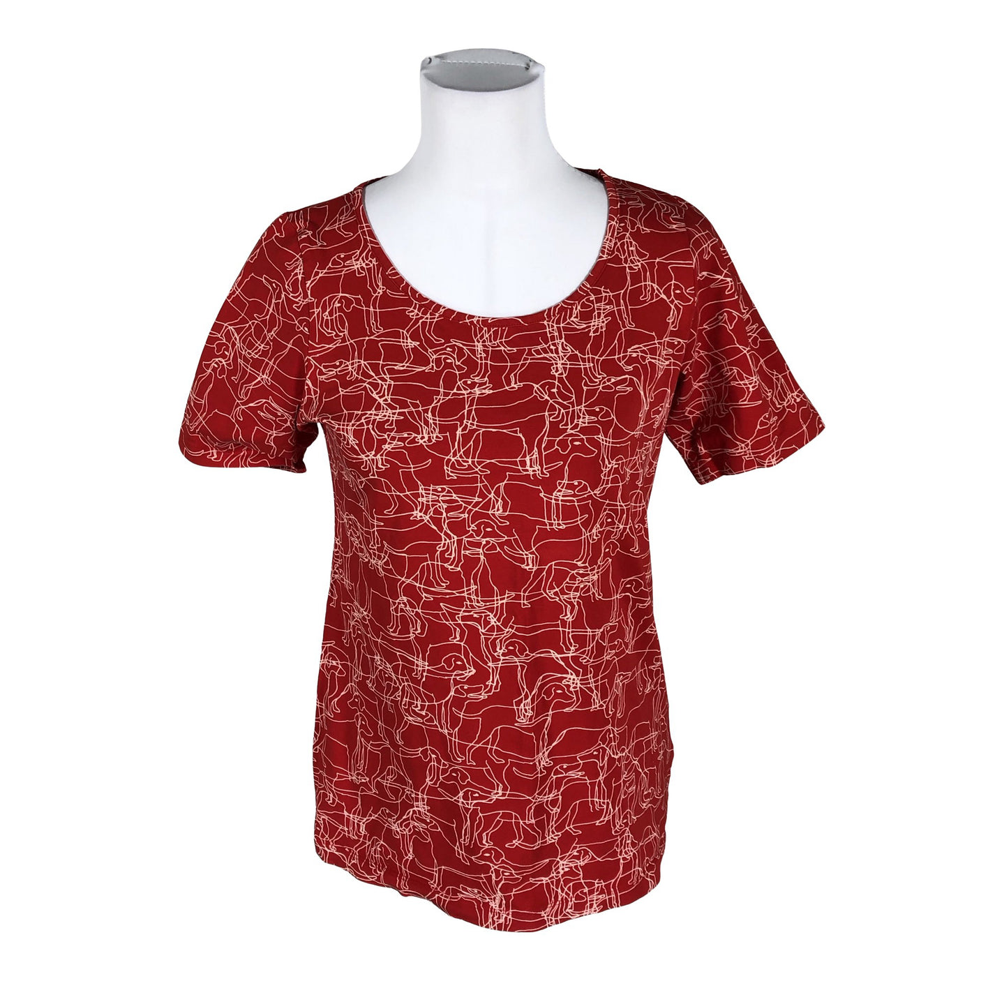 Unisex Marimekko - T-shirt, size 38 - Red (1)