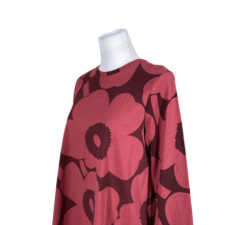 Unisex Marimekko - Tricot dress, size 36 - Wine red (2)