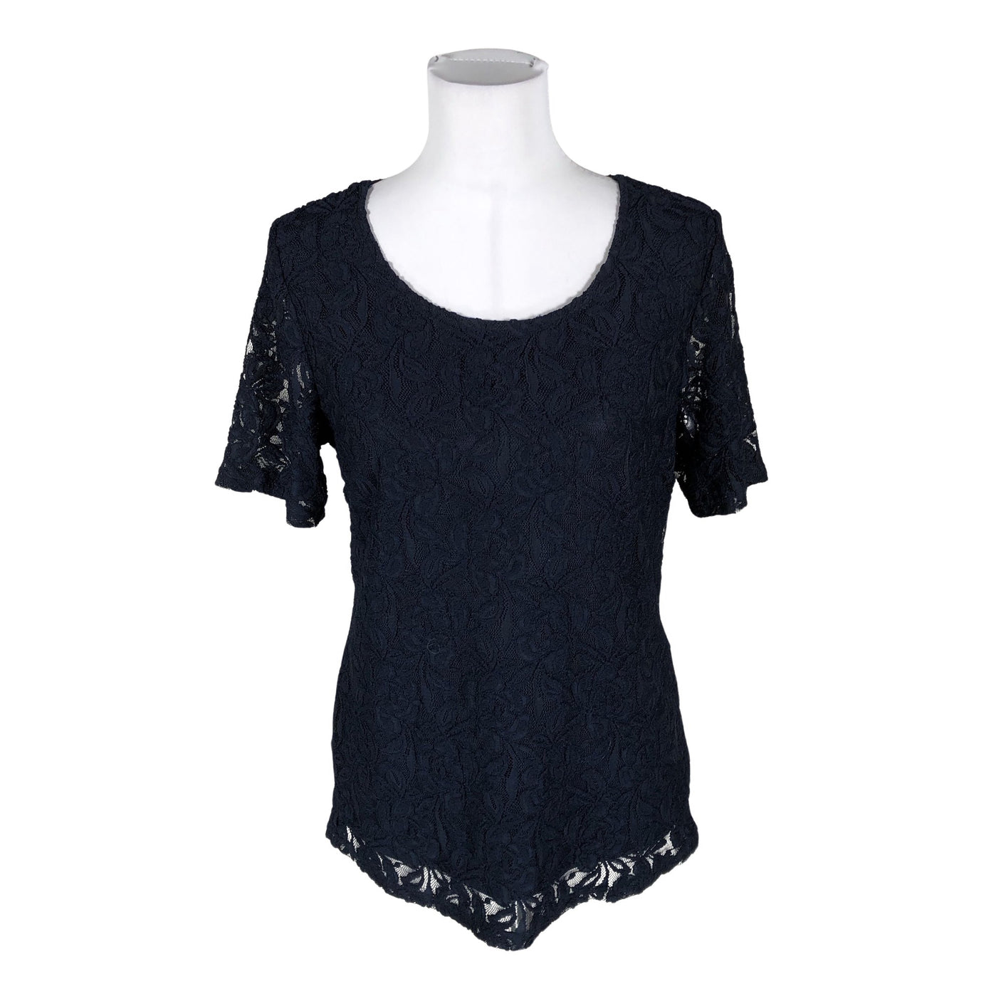 Unisex Marc Lauge - Short-sleeved blouse, size 40 - Blue (1)