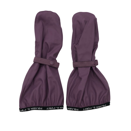 Unisex Polarn O. Pyret - Rain mittens, size 4 - 5 vuotta - Violet ()
