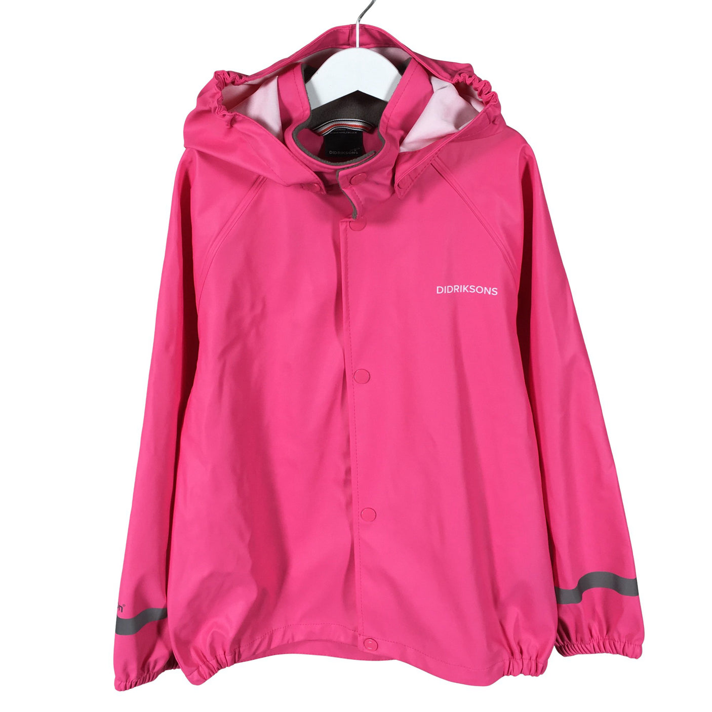 Unisex Didriksons - Rain jacket, size 134 - 140 - Pink (1)
