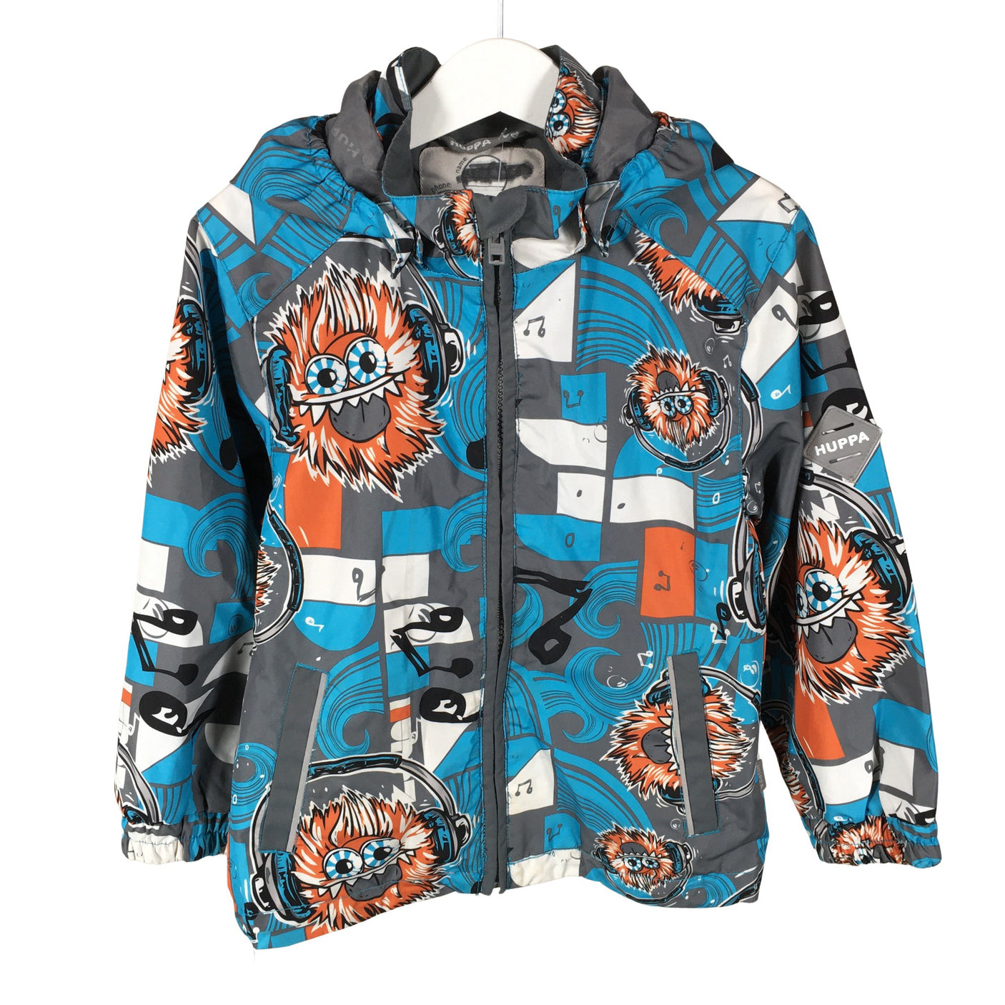 Unisex Huppa - Spring/Fall jacket, size 104 - 110 - Gray (1)