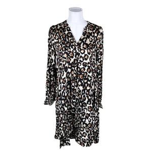 Unisex Culture - Schiffon dress, size 38 - Beige (1)