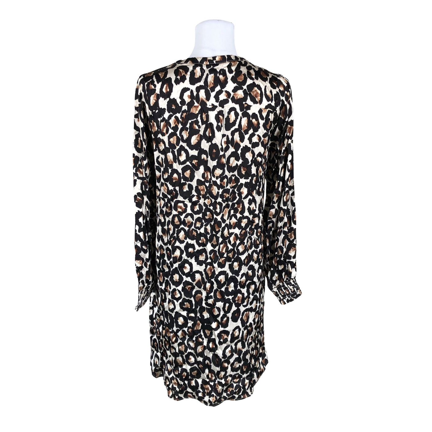 Unisex Culture - Schiffon dress, size 38 - Beige (2)