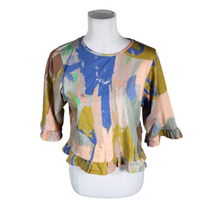 Unisex Aarrelabel - Tricot shirt, size 36 - Blue (1)