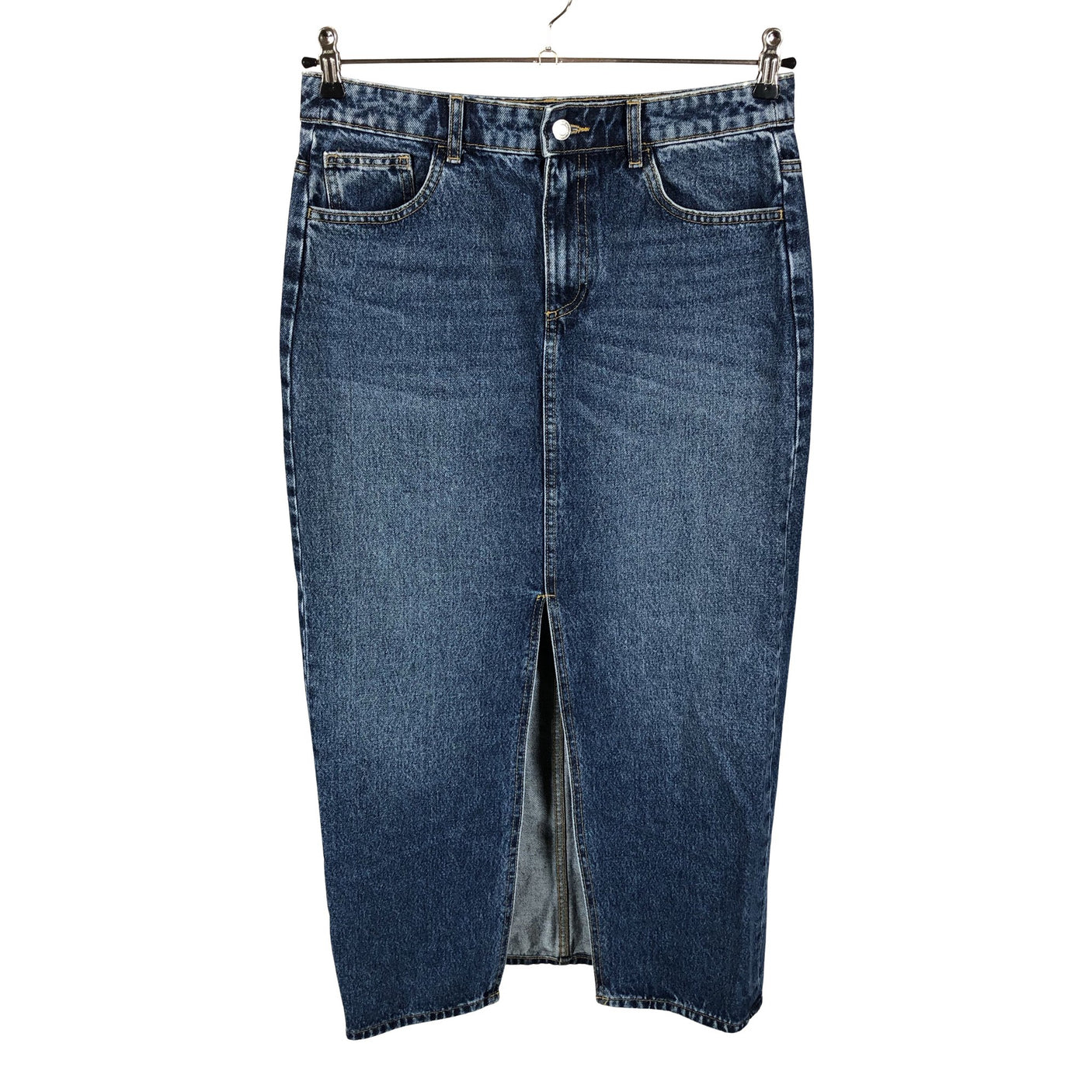 Unisex Lindex - Denim skirt, size 38 - Blue (1)