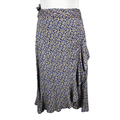 Unisex Y.A.S - Fabric skirt, size 44 - Blue ()