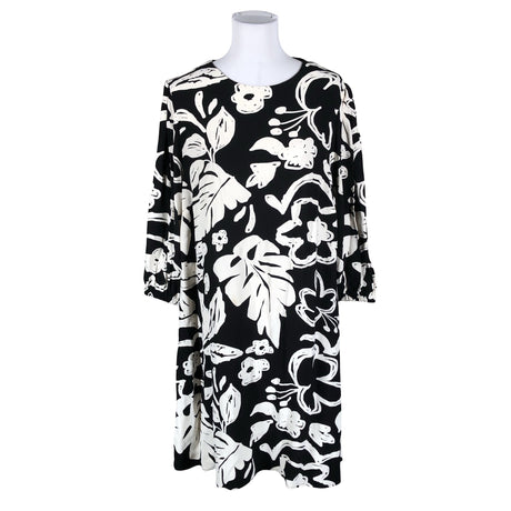 Unisex Your Face - Schiffon dress, size 40 - Black ()