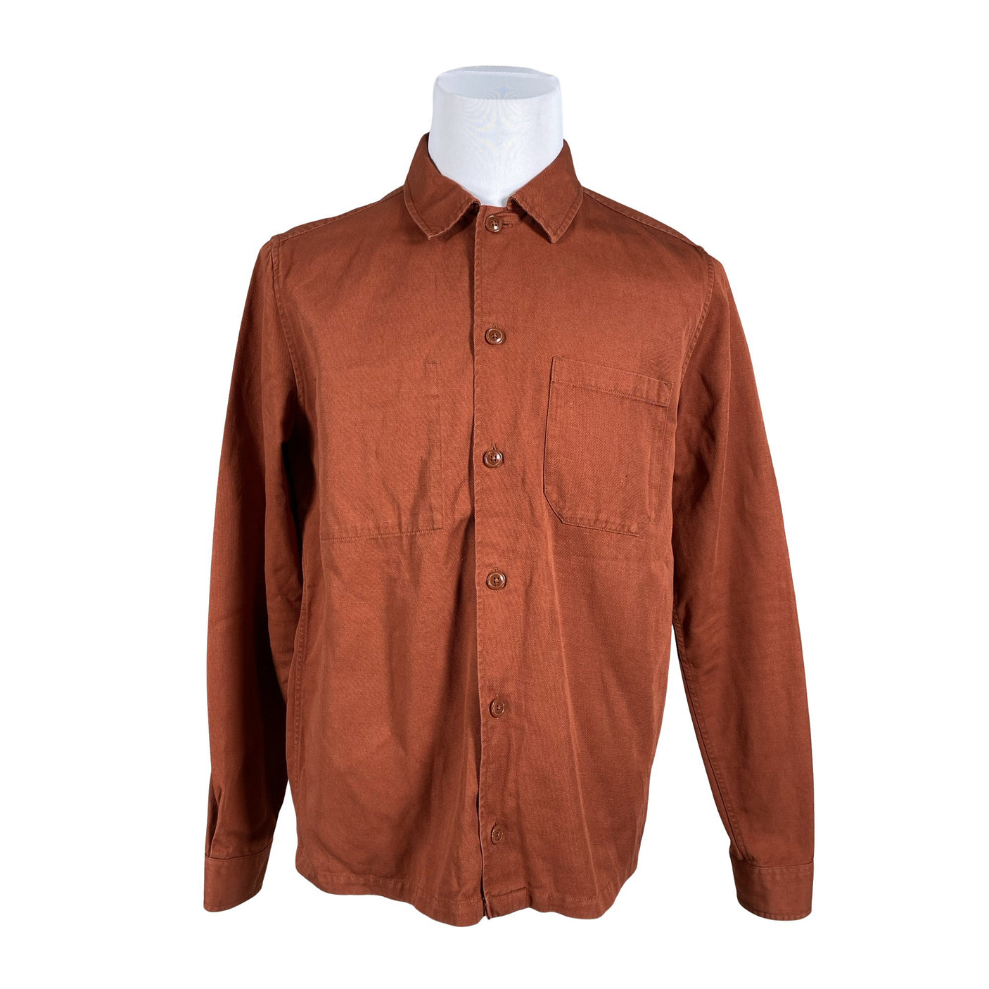 Unisex Samsoe&Samsoe - Collared shirt, size M - Brown (1)