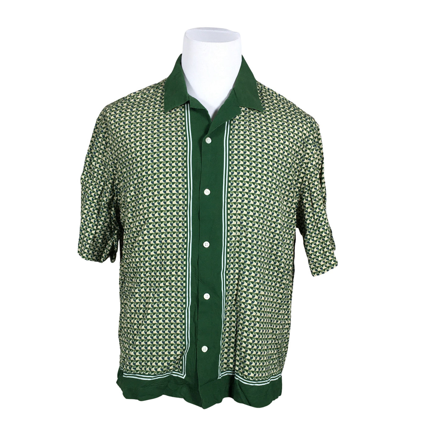Unisex Selected - Collared shirt, size S - Green (1)