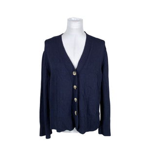 Unisex Massimo Dutti - Cardigan, size 38 - Blue (1)